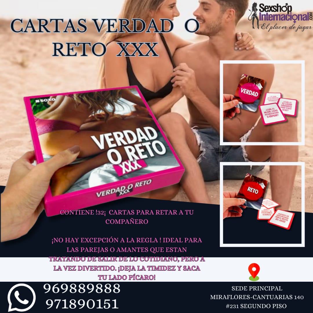 JUEGOS DE MESA -VERDAD O RETO-CARTAS - PAREJAS-SEXSHOP LIMA 971890151 